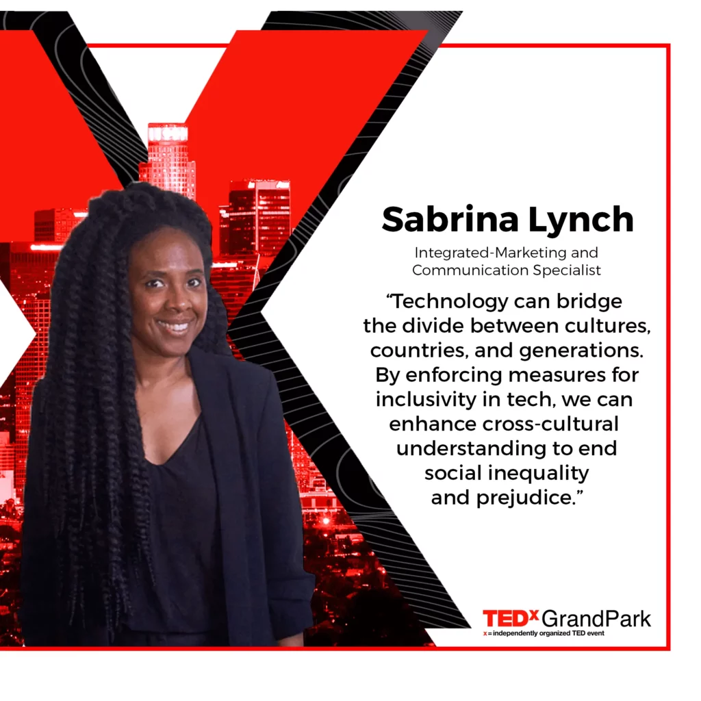 TEDxGrandPark-Speaker-SabrinaLynchX